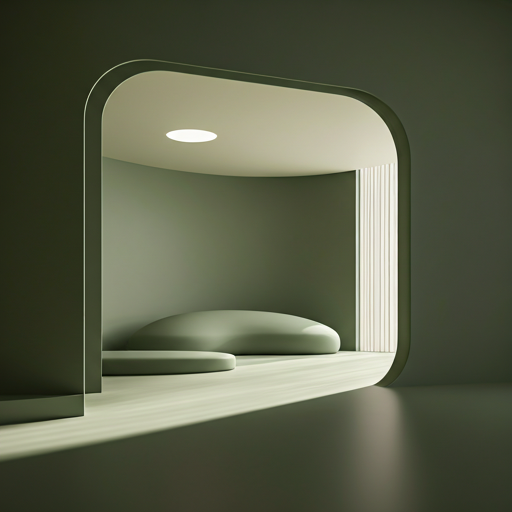 Serene architectural space