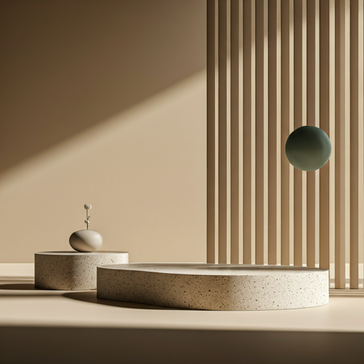 Serene architectural interior